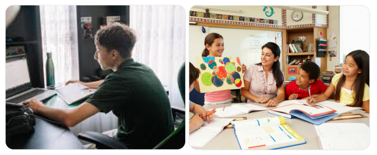 Studying alone and studying together comparison